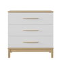 Hanah Home Cómoda de Madera y Roble Blanco